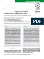 Criterios de Ingreso-Egreso A Las Unidades de Cuidados Intensivos, Sustento Legal Aplicable