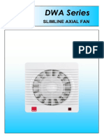 DWA Series: Slimline Axial Fan