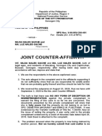 Counter Affidavit - Gache For Estafa