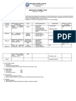 Modular Learning Plan: Maranatha Christian Academy