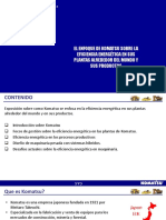 El Enfoque de Komatsu Sobre La Eficiencia Energética en Sus Plantas Alrededor Del Mundo Y Sus Productos