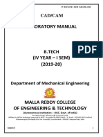 Cadcam Lab Manual