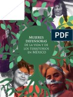 Folleto Mujeres Defensoras 