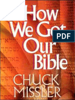 How We Got Our Bible - Chuck Missler