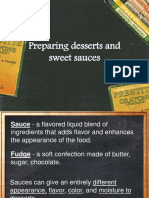 Preparing Desserts and Sweet Sauces