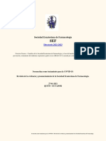 Pronunciamiento de La Sociedad Ecuatoriana de Farmacología