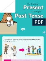 Simple Past Amp Simple Present Tense Warmup Powerpoint