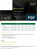 Billing Training Module Info