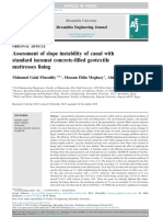 Assessment of Slope Instability of Canal With