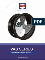 Vas Series: Fixed Blades Axial Flow Fans