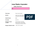 MSDS Caustic Soda