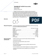 CANGUARD BIT 20 DPG Preservative: Are Not To Be Considered Product Specifications