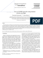 Anomaly Detection in TCP/IP Networks Using Immune Systems Paradigm