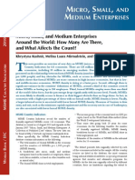 Micro, Small, and Medium Enterprises Around The World: How Many Are There, and What Affects The Count?