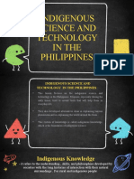 Indigenous Science and Technology in The Philippines