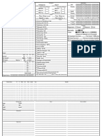 Talisman Adventures Character Sheet