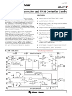 ML4824 Power Factor Correction and PWM Controller Combo: General Description Features