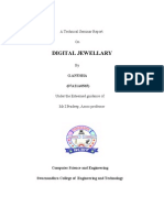 Digital Jewellary: A Technical Seminar Report On