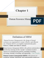 Chapter-1, HRM-411 (Dipak Kumar)