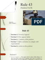 Rule 43: (Section 4 To 8)