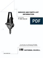 National P400 - Swivel Service Part List and DWG ENG