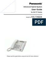 KX-TA824: User Guide