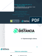 3.1 Presentación y Grabación en Voice Thread Sobre La Epistemología Clásica - Lozano - Cristhian