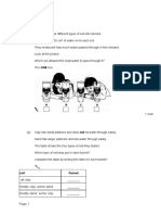 Rocks and Soils - Level 4 - Questions