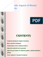 Prosthetic Aspects of Dental Implants - II