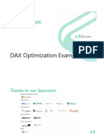 Marco Russo: DAX Optimization Examples