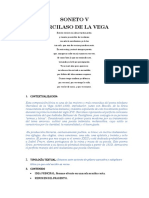 Comentario de Texto Soneto (Garcilaso)