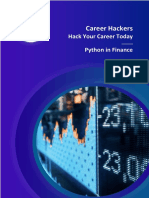 Career Hackers: Hack Your Career Today Python in Finance