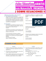 Problemas Con Números Consecutivos y Fraccionarios para Primer Grado de Secundaria