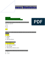 Business Statistics MCQs