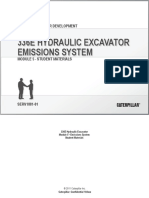 336E Hydraulic Excavator Emissions System: Global Manpower Development