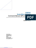 Zte ZXR10 Command Manual (MPLS)