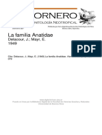 La Familia Anatidae: Delacour, J. Mayr, E. 1949