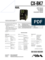 Service Manual: CX-BK7