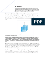 Coordinate Systems in Physics