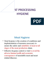 Meat Processing Hygiene