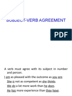 Subject-Verb Agreement