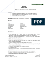 Extraction and Identification of Carbohydrate