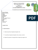 Demonstration Lesson Plan in English, Second Quarter: Columbus Elementary School