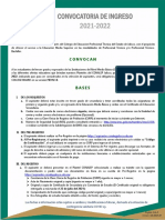 Convocatoria Concurso de Ingreso 2021-2022 v22042021