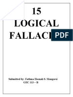 15 Logical Fallacies