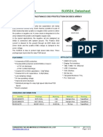 SU0524 - Datasheet: 4-Channel Low Capacitance Esd Protection Diodes Array