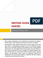 1 Writing Guide For Nurses