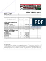 Actividad Control de Presupuesto