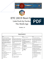 ETC Lists 2019 by Faction