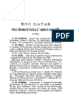 1891 - Seiscentas Datas para A História Do Ceará